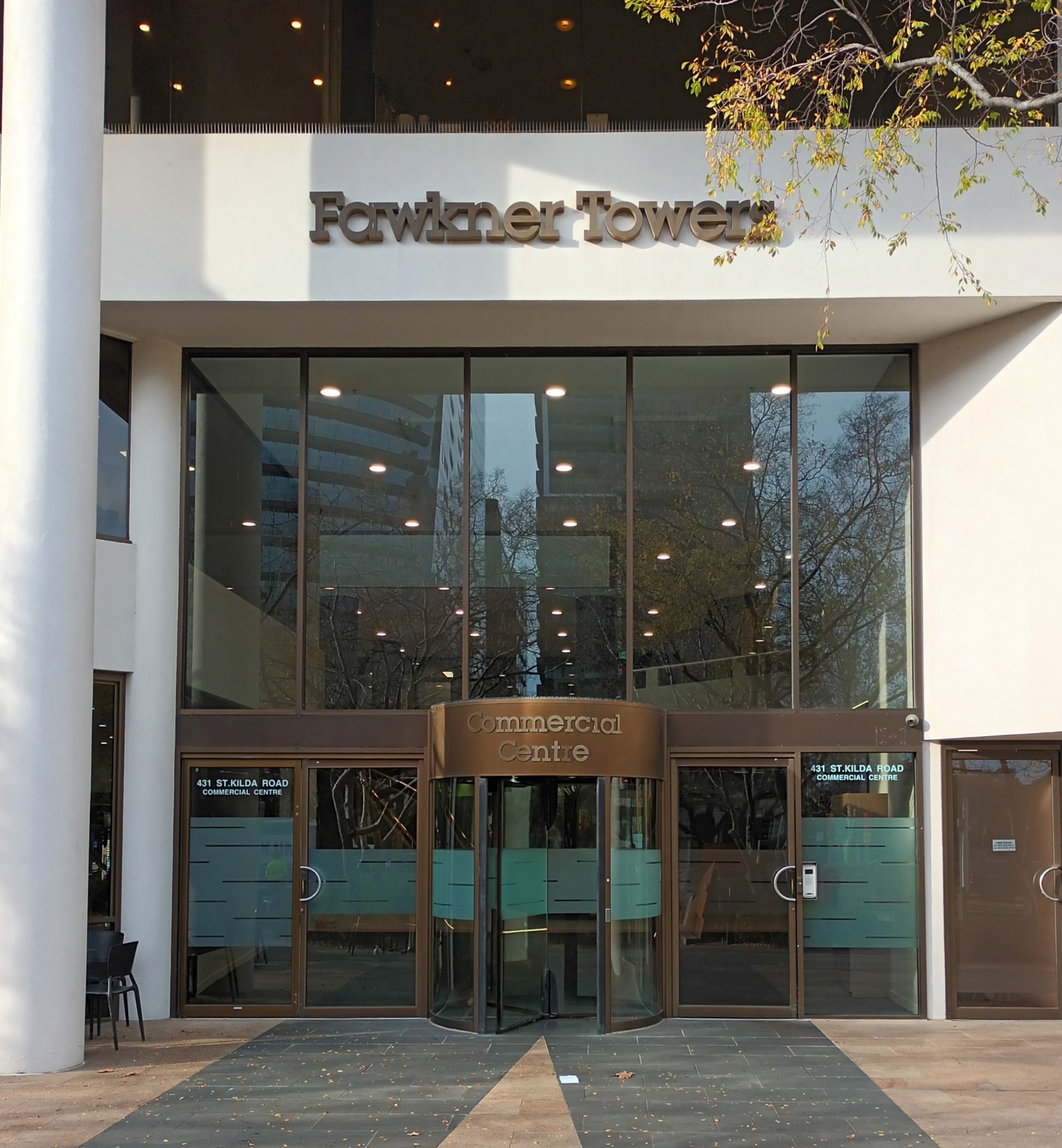 Entrance to Home Loan Advisory Service at 431 St Kilda Road, Melbourne